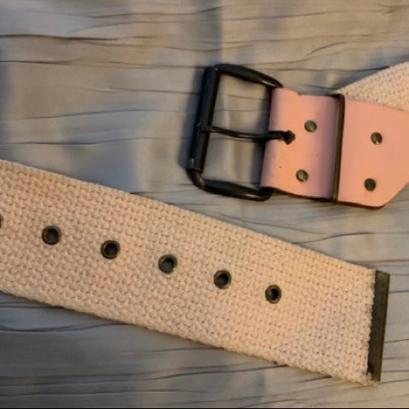 Peach Webbed Belt - Picture 5 of 7